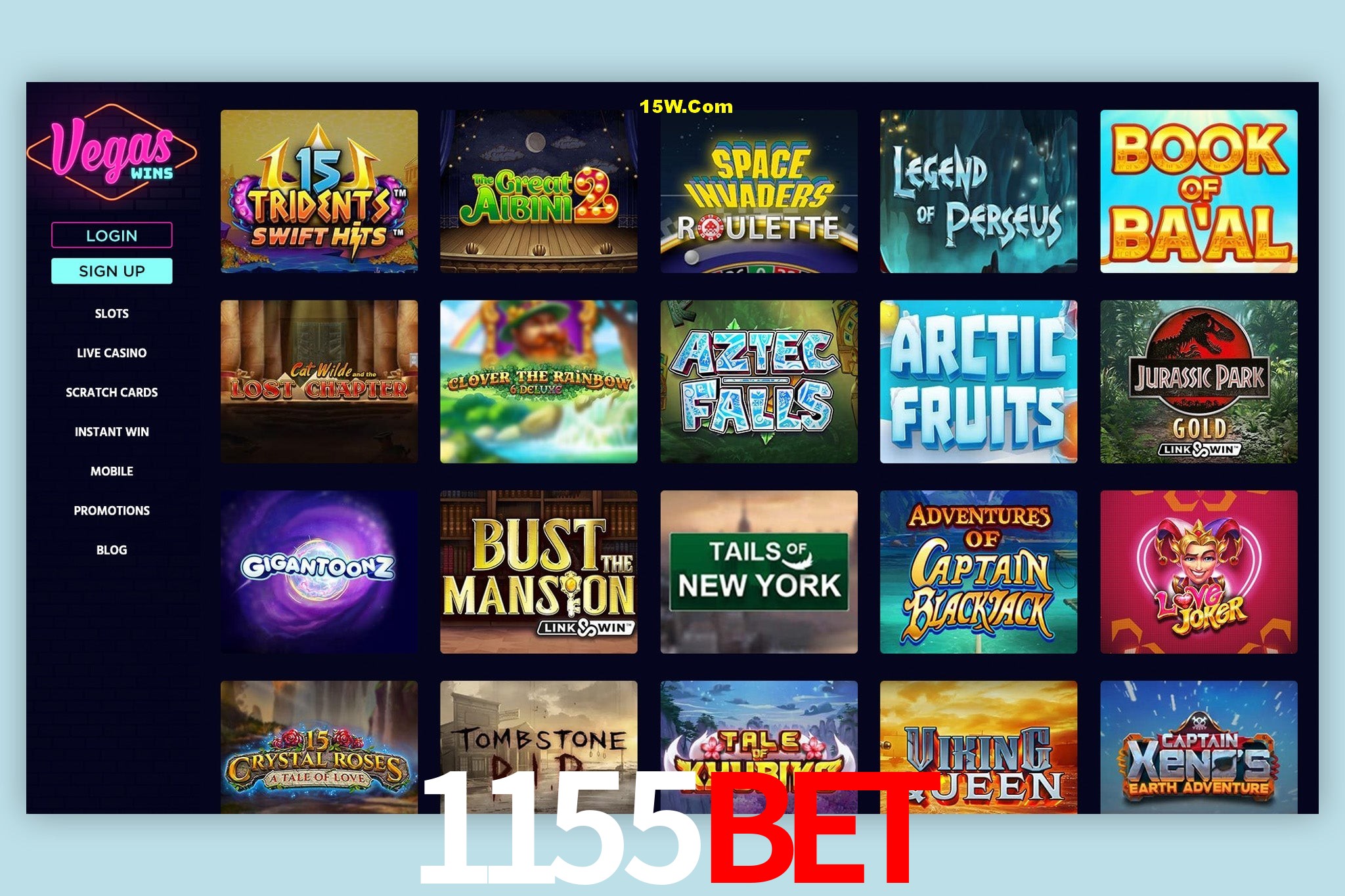 Game Providers 1155BET